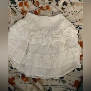 Hollister White Mini Skirt